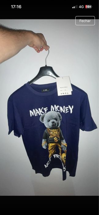 T-shirt azul XL
