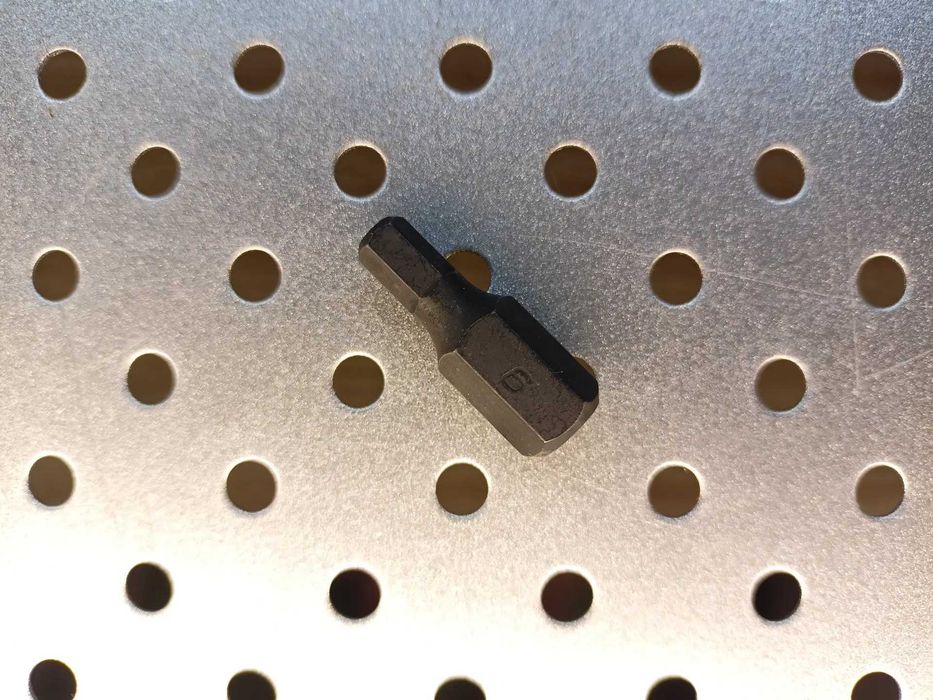 Bit IMBUS 6mm długość 30mm ze stali S2 HONITON imbus 6mm