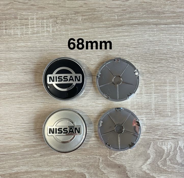 Conjunto de 4 Centros de Jantes Nissan 54mm 56mm 60mm 65mm 68mm