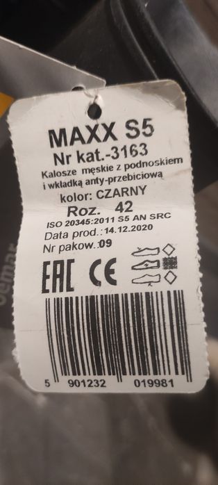 Obuwie robocze kalosze 42/41