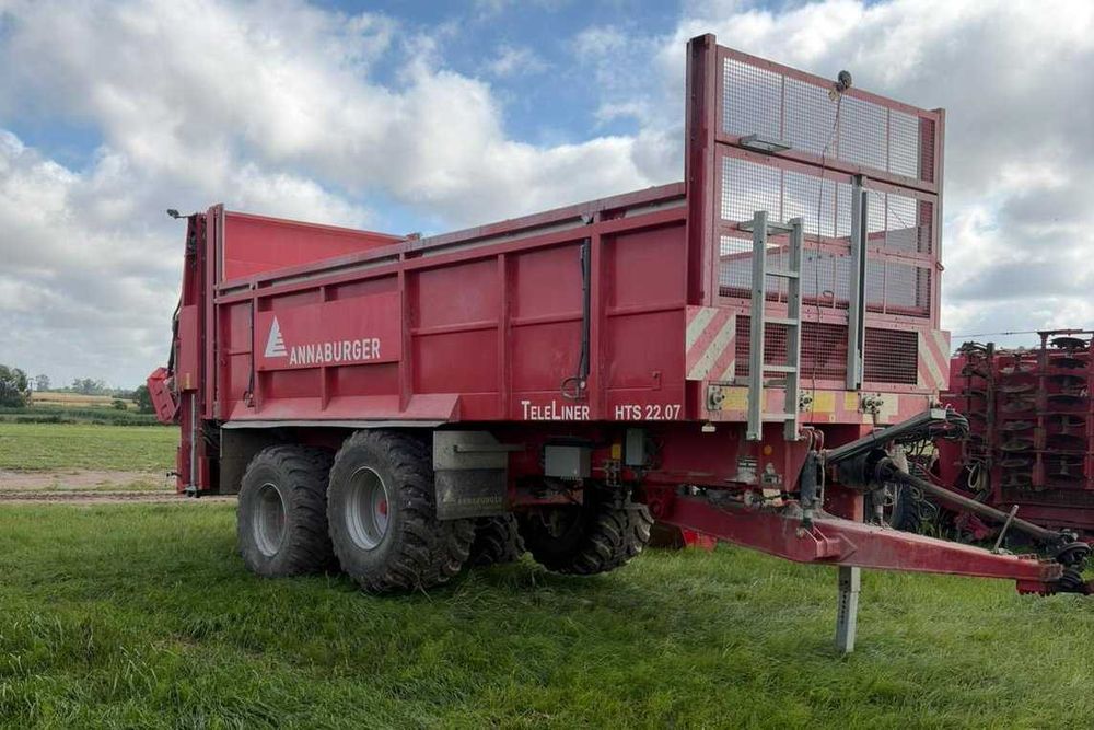 Przyczepa rolnicza Annaburger HTS22B.07 z systemem zabudów wymiennych TeleLiner