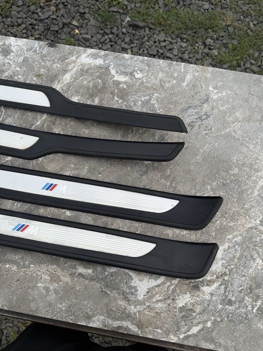 BMW E90 E91 М накладки на пороги салону м пакет е90 е91 Порожки Салона накладка на поріг М