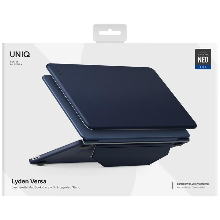 Etui UNIQ Lyden Versa do MacBook Neo granatowy