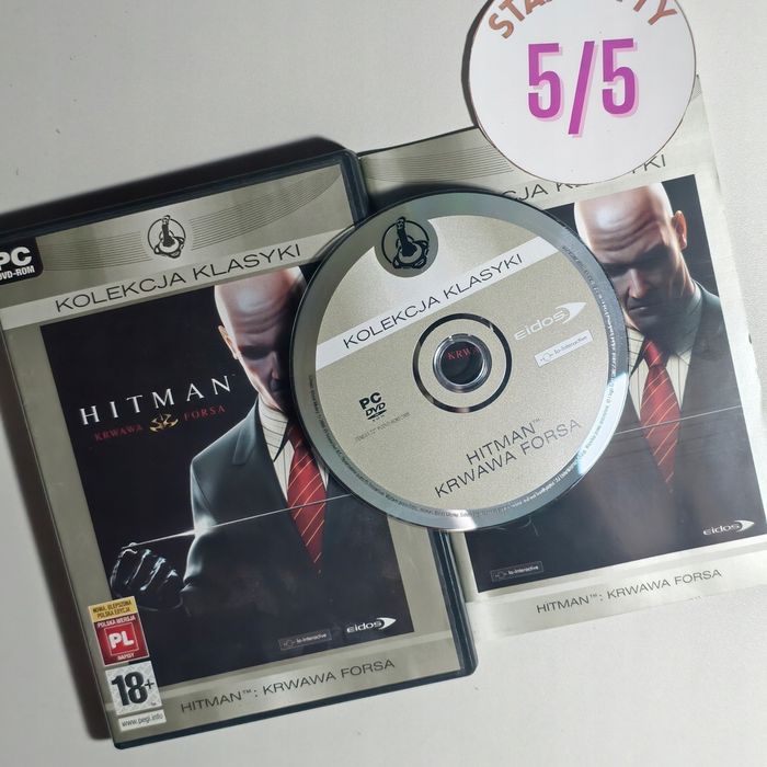 Gra PC - Hitman Krwawa Forsa PL PC Super stan