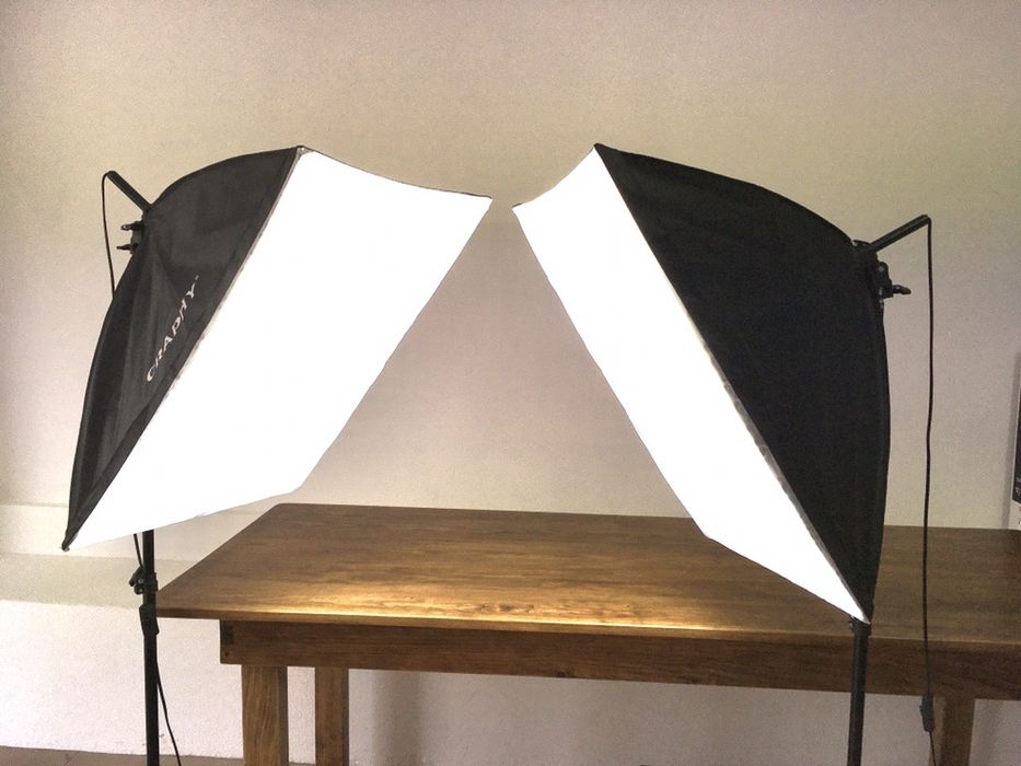 Focos Softbox p/ fotografia video **novos**