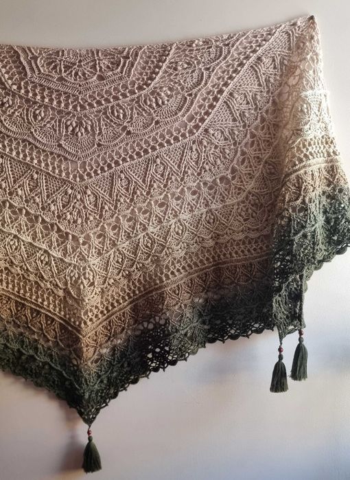 Chusta szydełkowa - rękodzieło