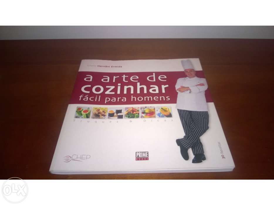 Livro de cozinha "a arte de cozinhar" hernami ermida
