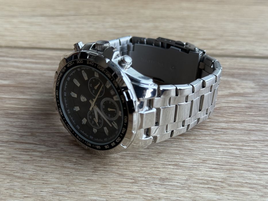 Zegarek Auriol 2-LD4276-1 srebrny męski zegar watch