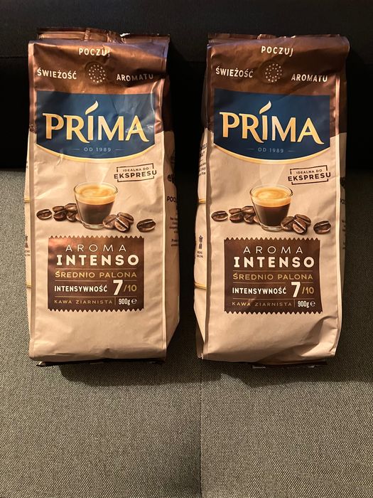 Kawa ziarnista Prima Aroma Intenso 2x 900g czyli 1,8 kg Arabika Robusta!