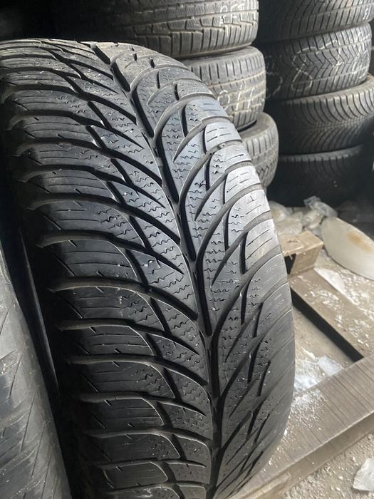 215.55.16 Uniroyal 2шт БУ склад шины резина из Европы всесезон 55 R16