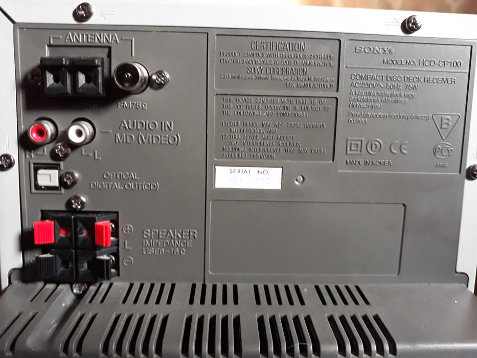 Sony HCD-CP100 музыкальный центр \с Германии