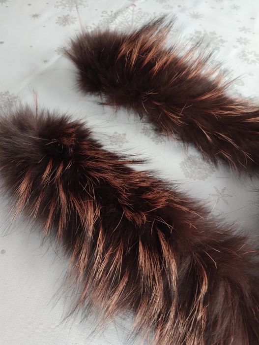 Futro naturalne - obszycie kaptura - jenot