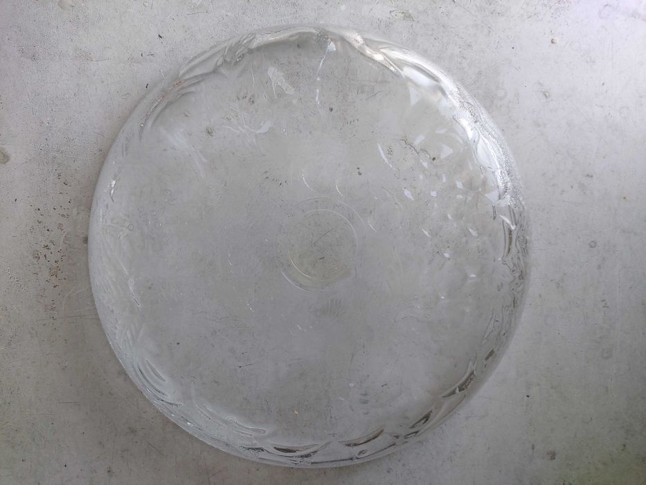 Prato em vidro para sobremesas