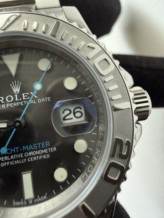 Годинник Rolex Yacht Master 41 Сірий Ролекс