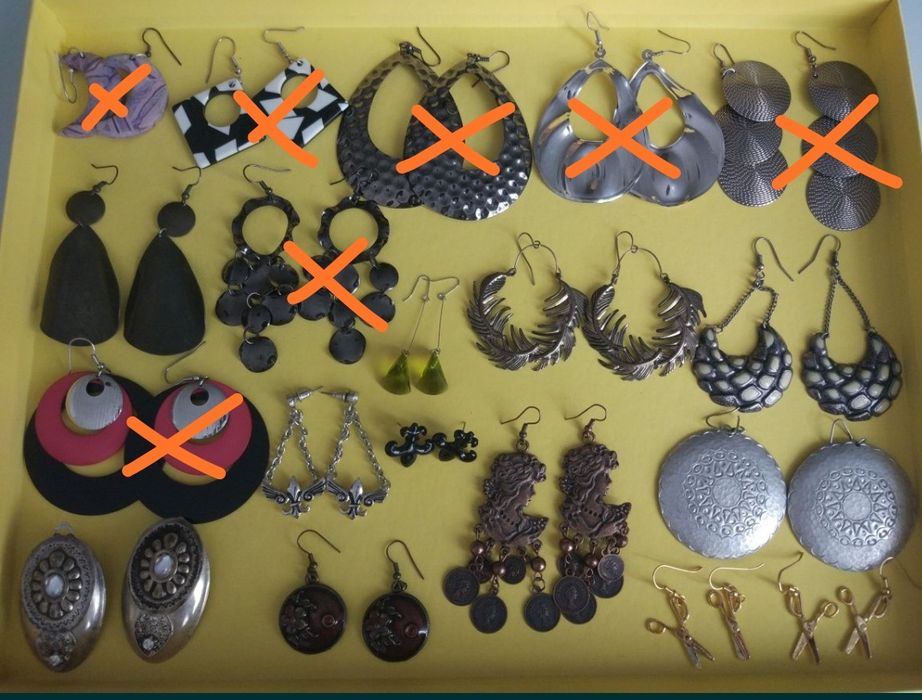 Brincos várias marcas