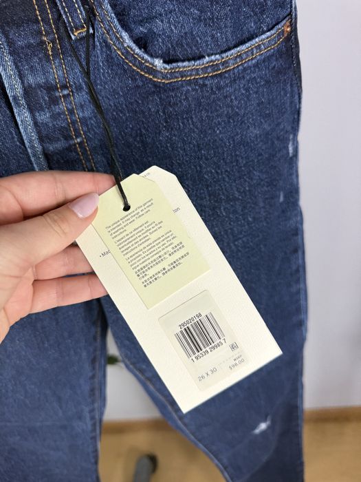 granatowe kultowe spodnie jeansowe Levi’s 501 Original W26L30