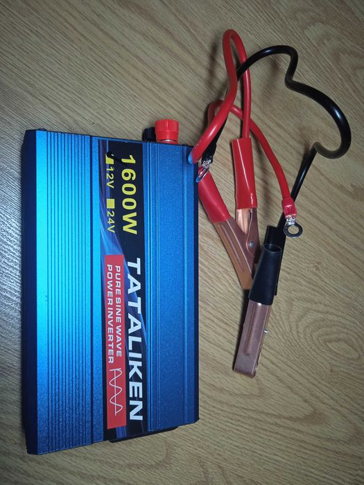 Инвертор преобразователь 12/220  1600 Ватт, чистая синусоида