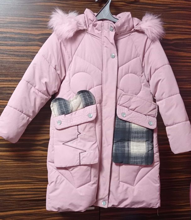Куртка подовжена для дівчинки