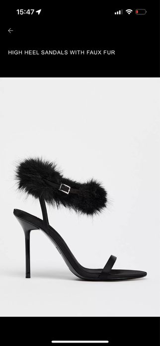 Боссоножки Туфли Zara с пушком 37 размер