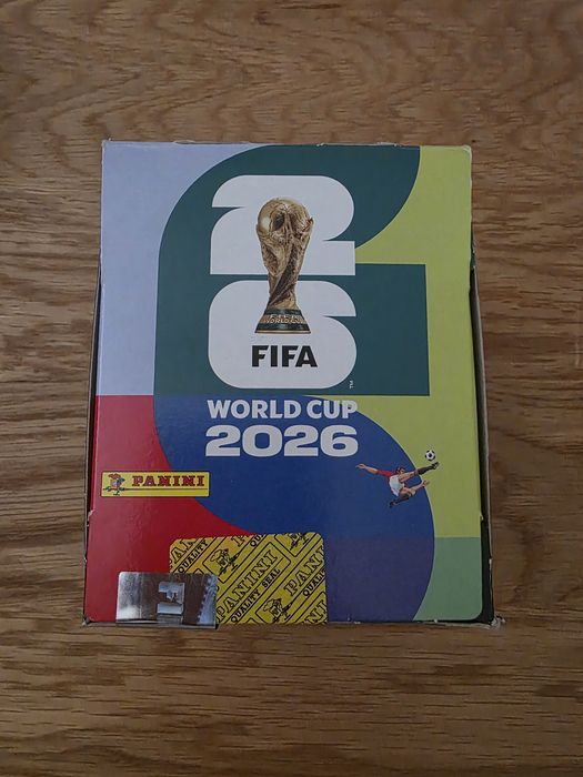 Caixa 50 saquetas cromos Mundial 2026 Panini