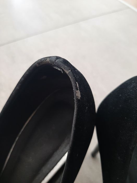 Szpilki czarne obcas