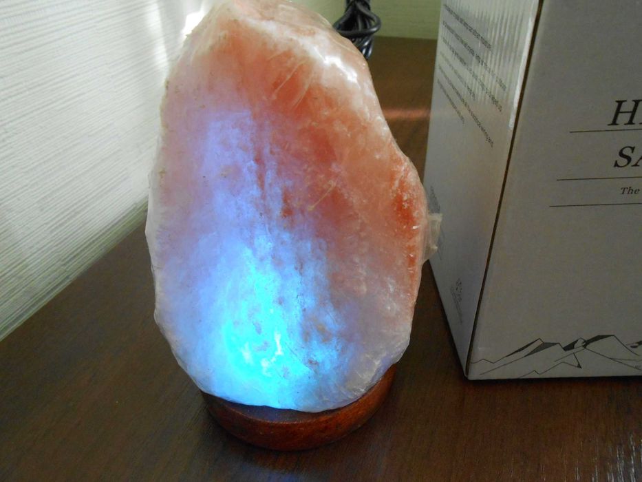 Солевая лампа с LED посветкой