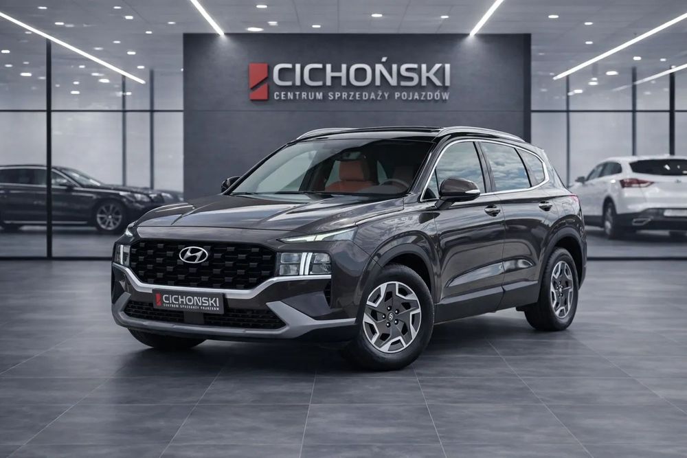 Hyundai Santa Fe 2022 HYBRYDA 7 osobowy Bezwypadkowy z Polskiego Salonu Serwisowany FV