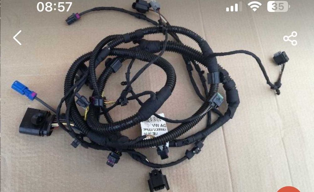 Проводка переднього бампера коса камера кабел cayenne 958 7p 7p5971095