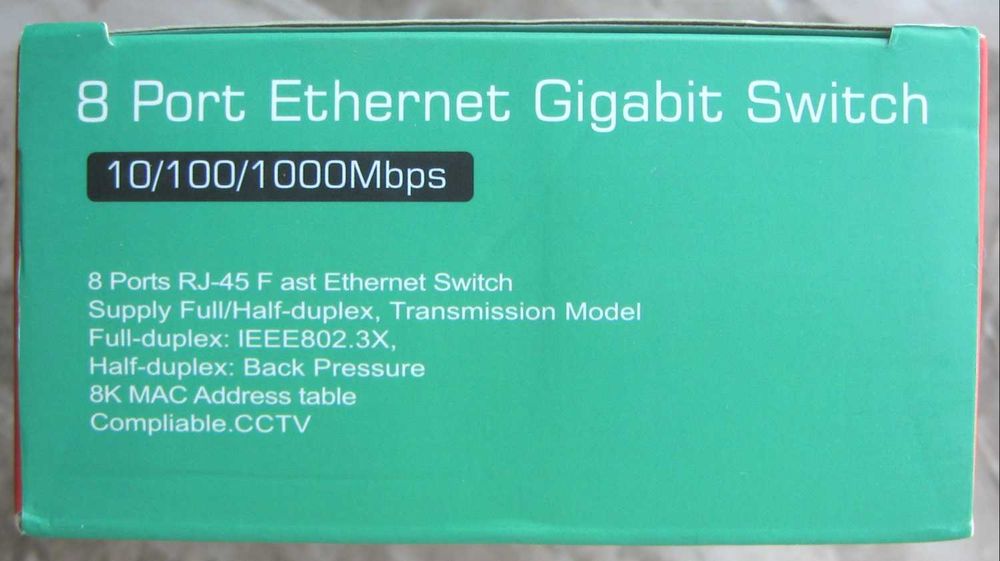 Коммутатор Gigabit Switch DBIT 1008G, 8*1000Mbps