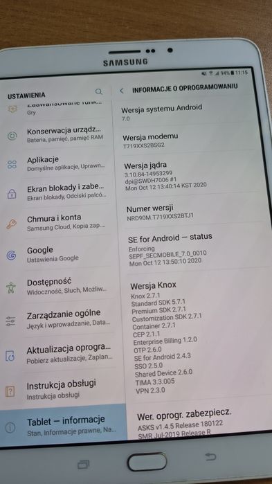 Tablet Galaxy Tab S2 4G LTE SIM modem SM-T719 32GB RAM Super AMOLED