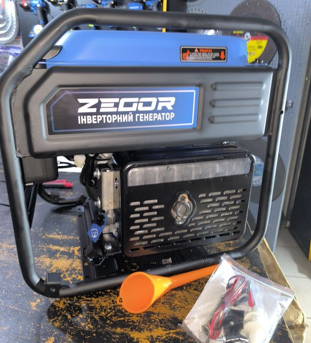 Генератор 6.0квт інверторний, ZEGOR DIN-OPEN6000, 220вт, Мідь.