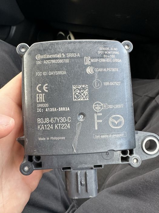 Radar przedni boczny, sensor martwego pola mazda 3 bp 2019-(F)