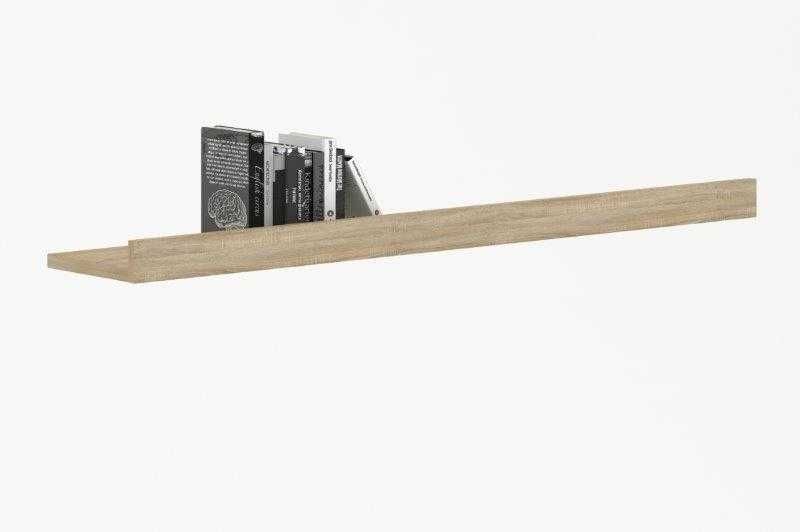 Półka wisząca 130 cm dąb sonoma Nowa