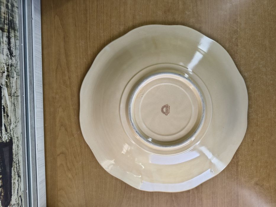 Patera ceramiczna VEB Colditz – Ø 35 cm – Niemcy