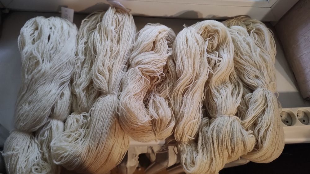 Пряжа овечья шерсть 100 %