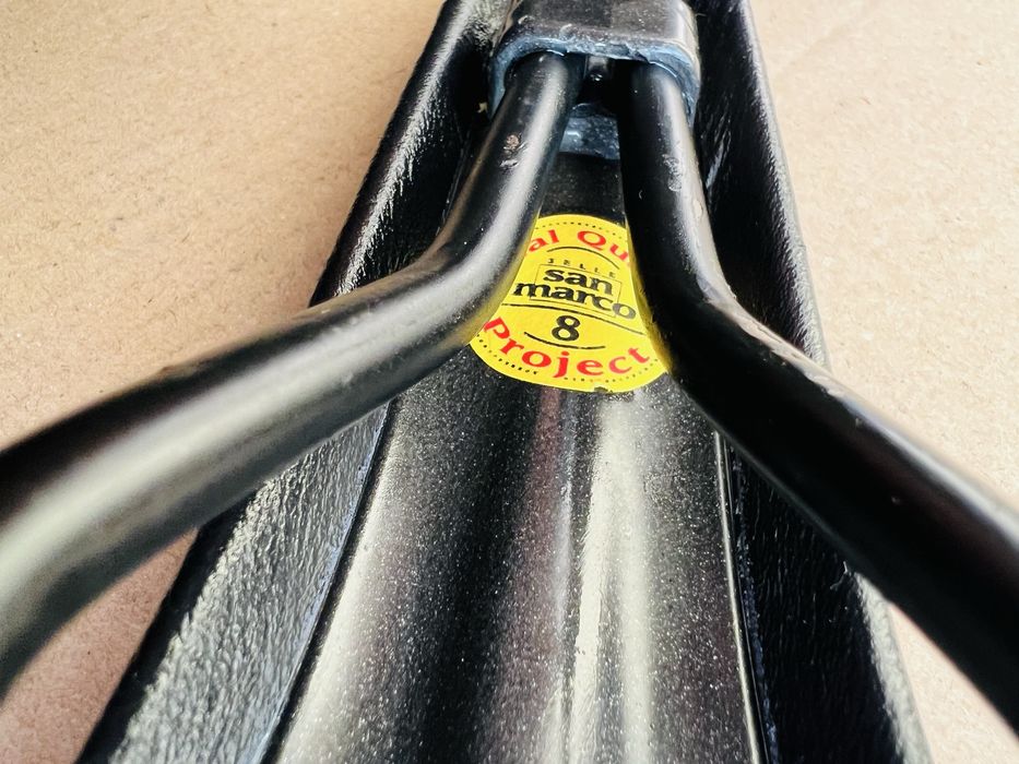 Siodełko Skórzane SAN MARCO CORRATEC ASPIDE Szosowe MTB ITALY Unikat