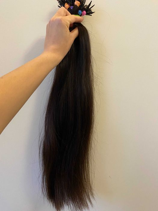 Włosy naturalne polskie dziewicze kitka 56cm