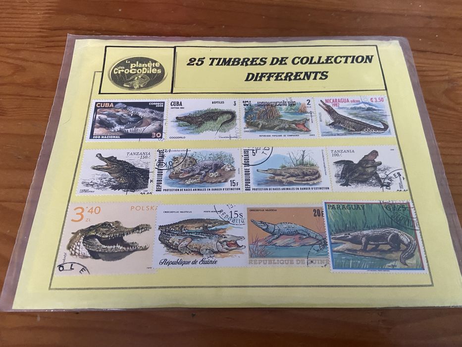 25 selos de Crocodilos