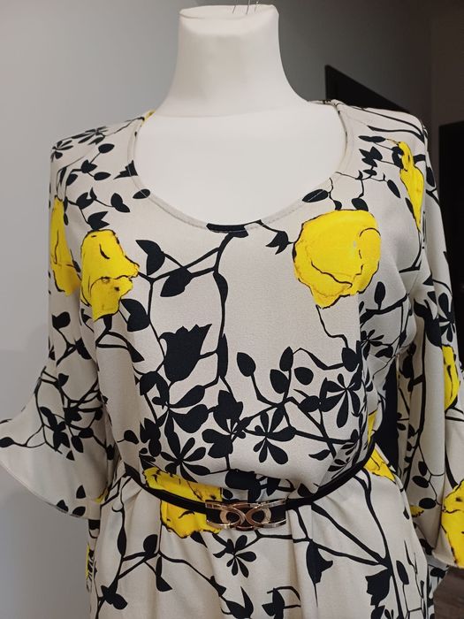 Letnia sukienka viskoza Made in Italy  rozm M/L.