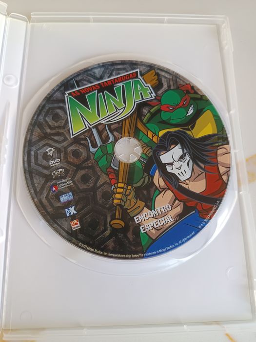 DVD tartarugas ninja