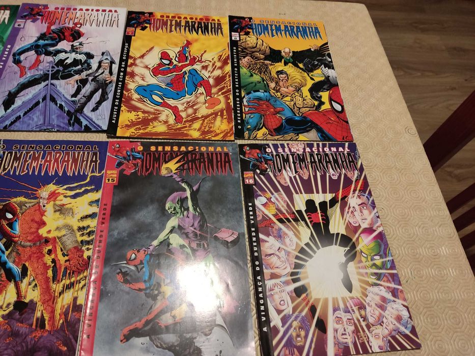 Coleção de revistas "O Sensacional Homem Aranha"