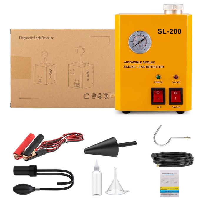 Автомобільний детектор витоків диму GODIAG SL200 з манометром.