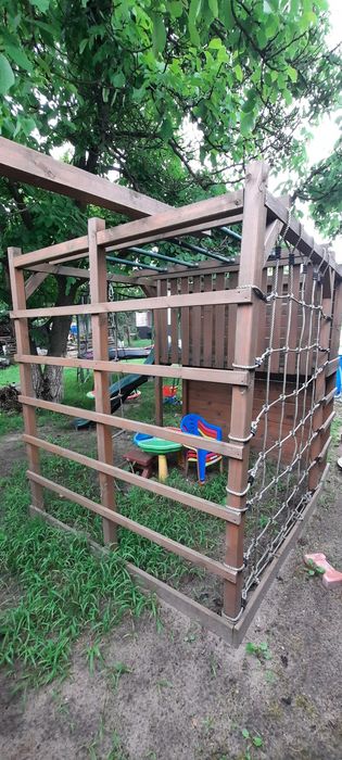 Plac zabaw Ninja Box Kama - 367 x 463 cm, wys. 210 cm