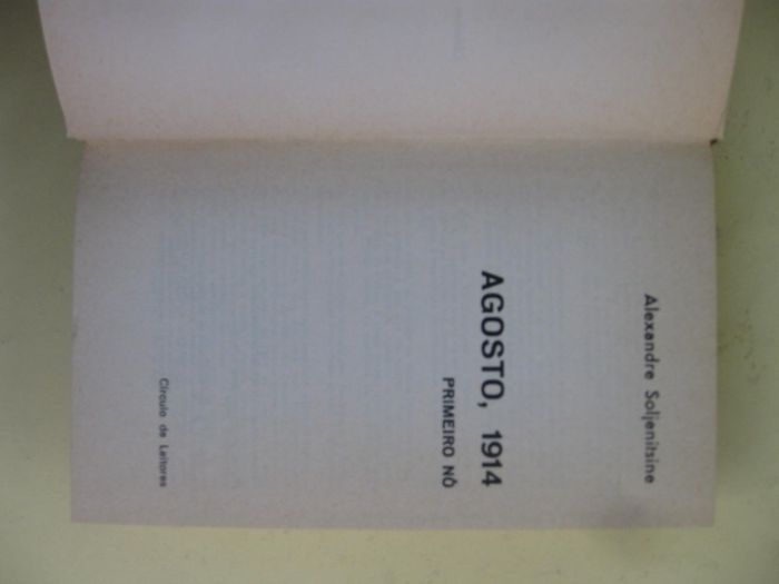 Agosto, 1914 de Alexandre Soljenitsine