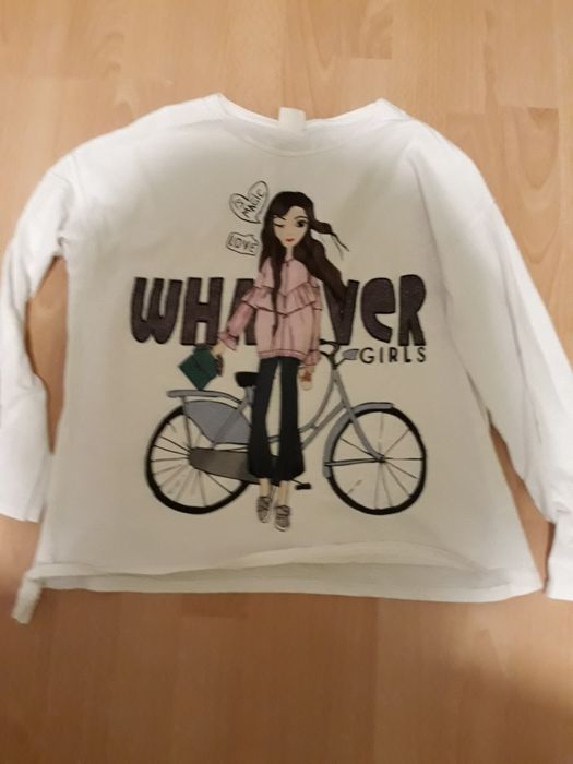 Dzianinowy sweterek Zara + gratis koszulka zara