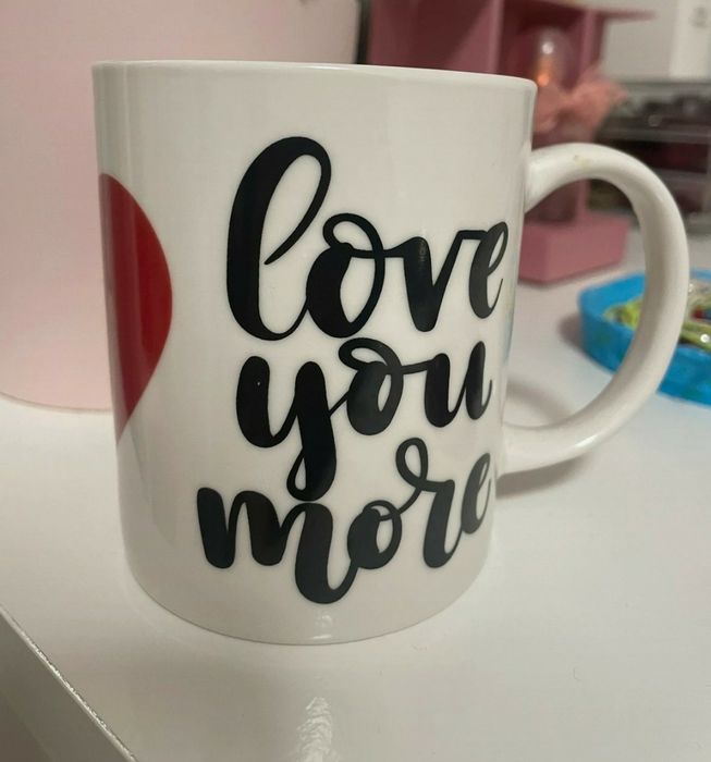 Caneca nova - Love you more