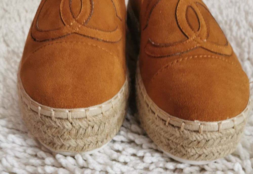 Buty espadryle makasyny platforma