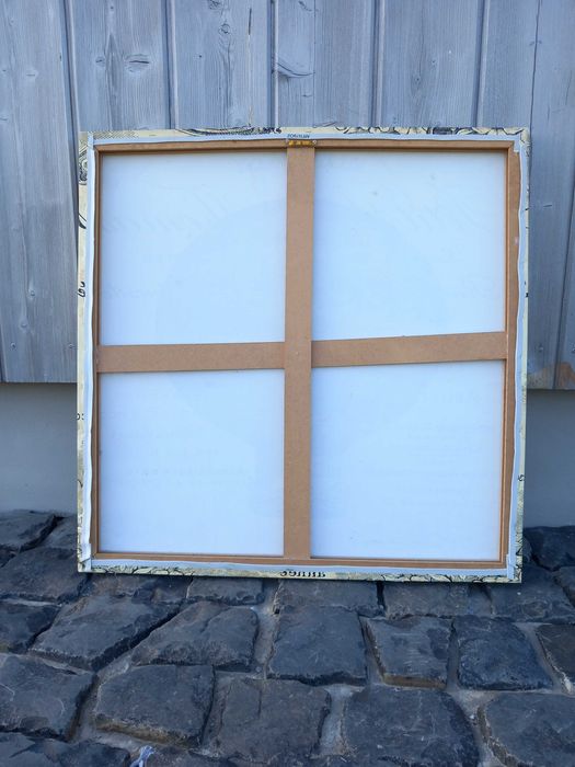 Obraz z balonem motyw francuski, 81x81 cm, Nowy