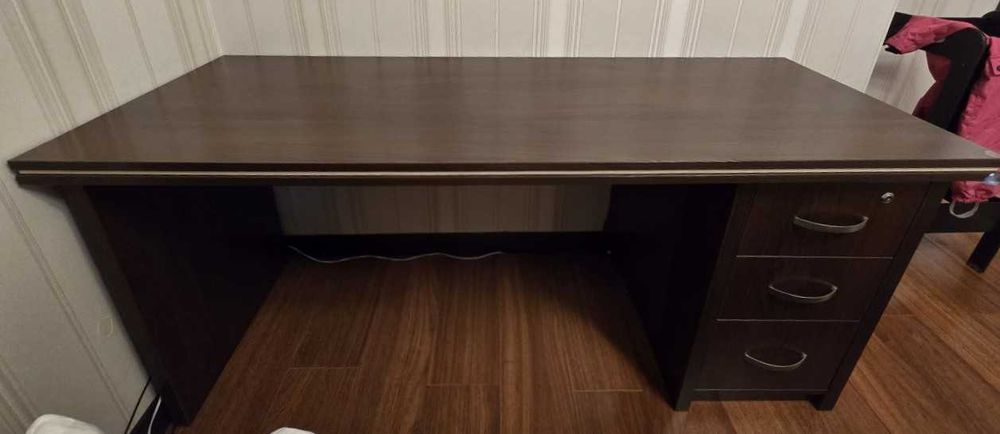 Стіл письмовий з шухлядами, ш/г/в - 169,5 х 60,5 х 75,5 см