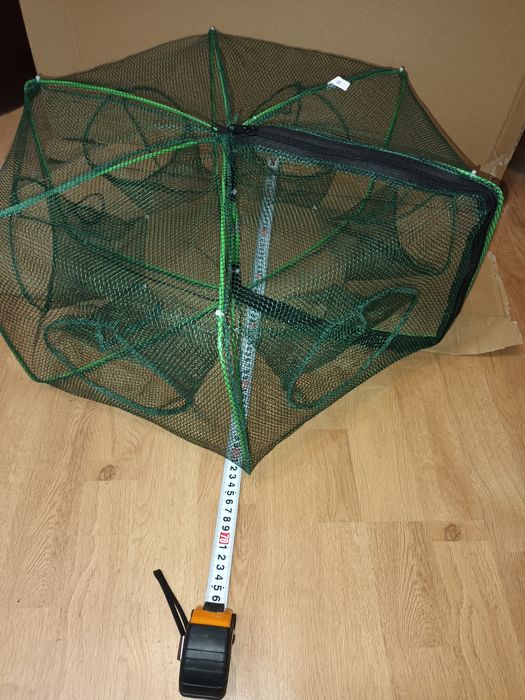 Pułapka na ryby 6 otworowa 60cm idealna na liny karasie płocie karpie